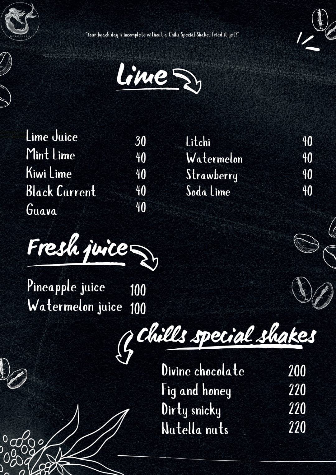 Menu Page 6